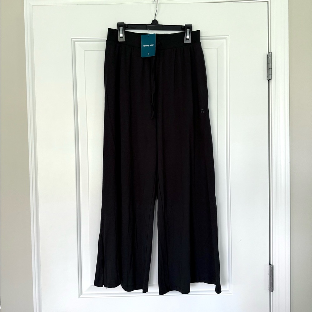 Tommy John Women's Wide Leg Lounge Pants XS Black NEW NWT *PANTS ONLY*